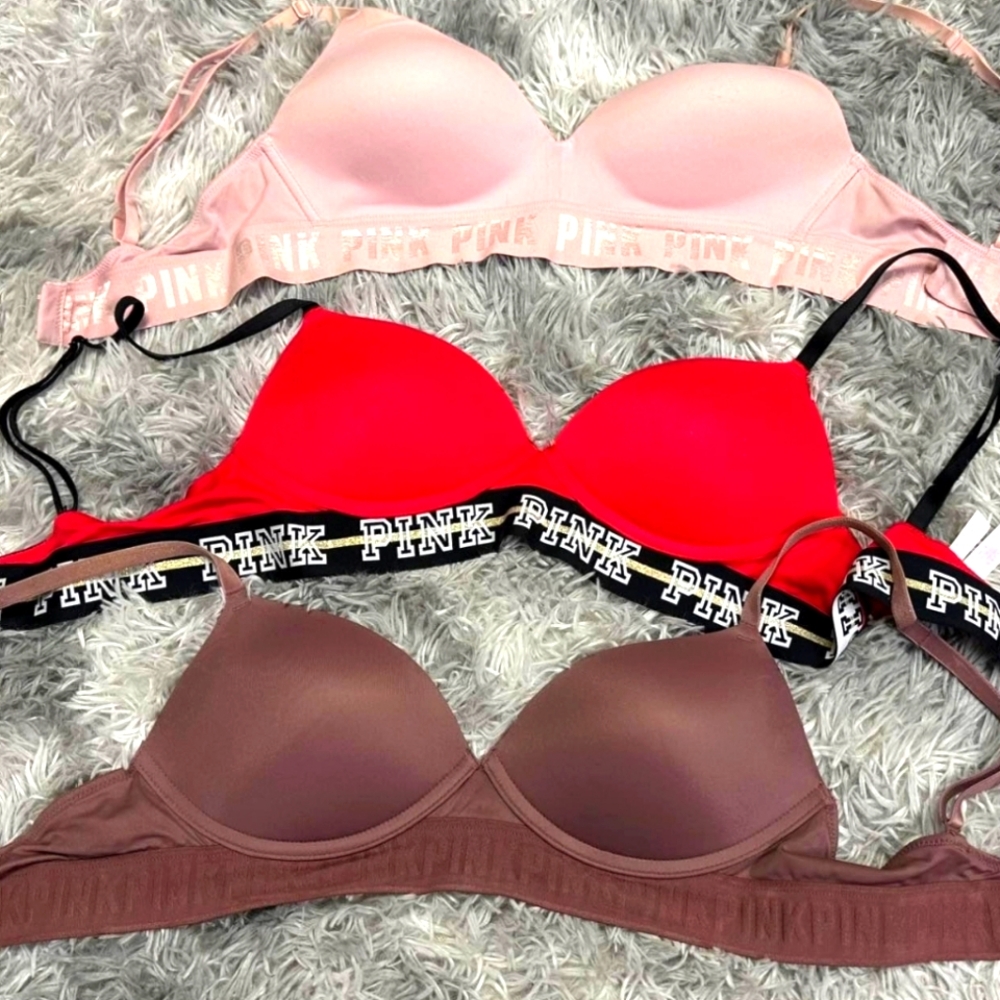 NWOUT VICTORIA SECRET PINK BRA LOT